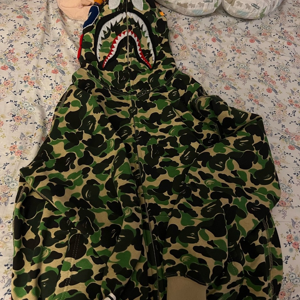 A bathing ape full zip up jacket
